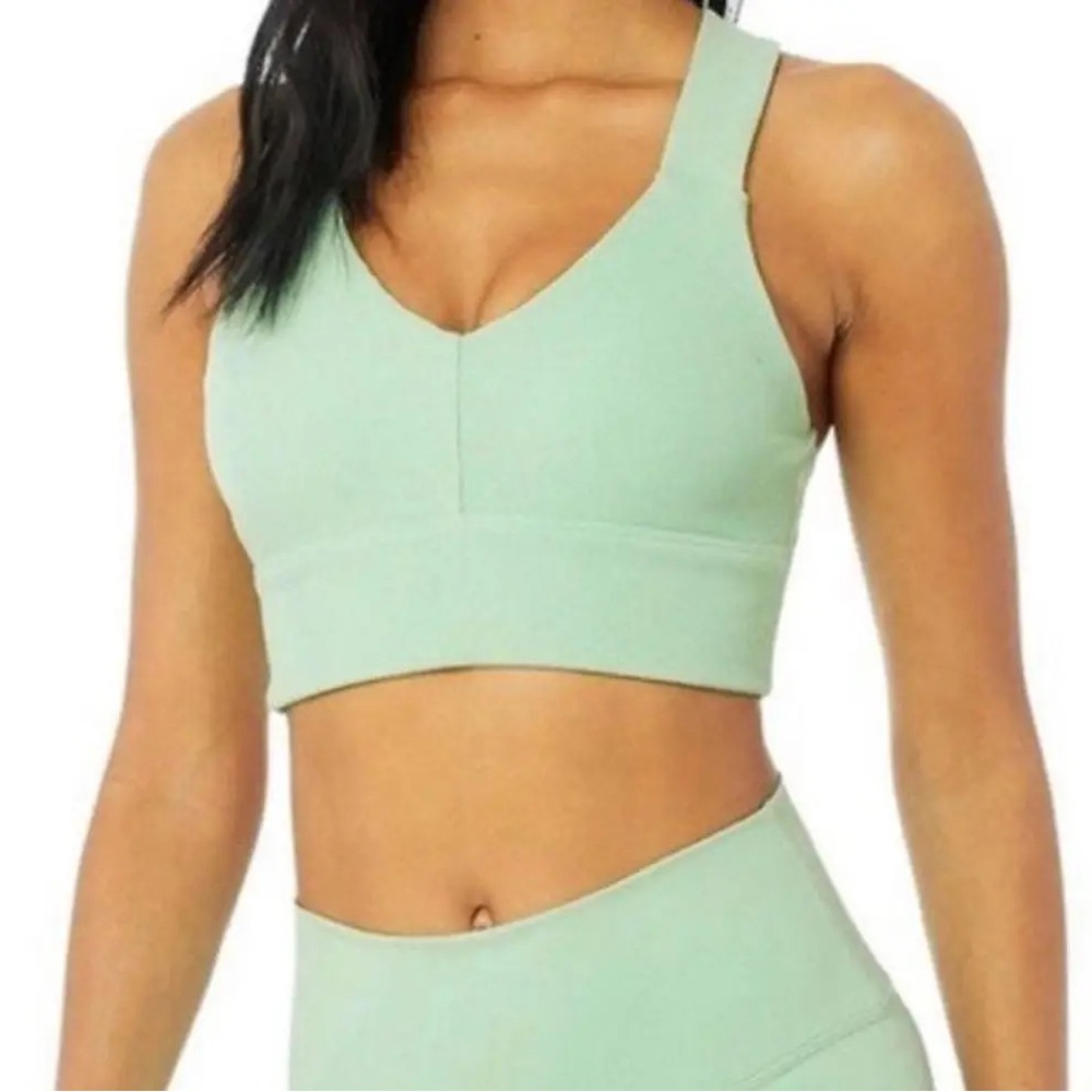 Alo Yoga Emulate Bra Honeydew Small